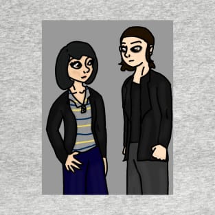 Genderbent Mike and El (background) T-Shirt